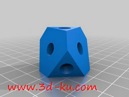3D打印模型无螺纹二十面体齿轮的图片