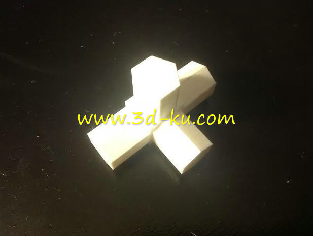 4路PVC管道连接器模型的图片1