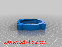 3D打印模型可定制的行星齿轮减速的图片