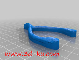 3D打印模型素食叉的图片