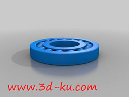 3D打印模型滚珠轴承的图片
