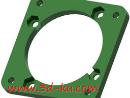 3D打印模型风扇接头的图片