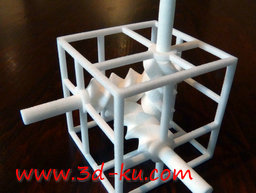 3D打印模型三重螺旋的图片
