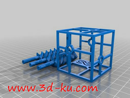 3D打印模型三重螺旋的图片