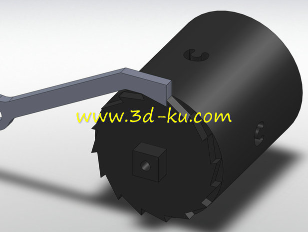 橡胶带棘轮发动机模型的图片1