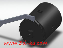 3D打印模型橡胶带棘轮发动机的图片