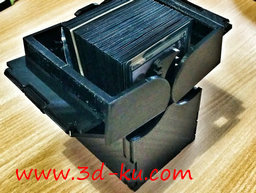 3D打印模型甲板箱齿轮转轴盖的图片