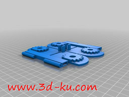 3D打印模型甲板箱齿轮转轴盖的图片