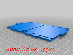 3D打印模型甲板箱齿轮转轴盖的图片