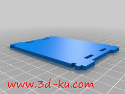 3D打印模型甲板箱齿轮转轴盖的图片
