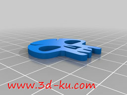 3D打印模型甲板箱齿轮转轴盖的图片