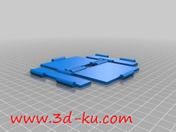 3D打印模型甲板箱齿轮转轴盖的图片