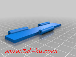 3D打印模型甲板箱齿轮转轴盖的图片