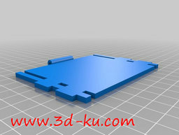 3D打印模型甲板箱齿轮转轴盖的图片