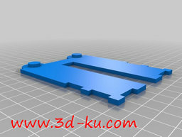 3D打印模型甲板箱齿轮转轴盖的图片