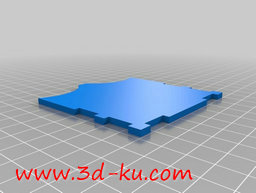 3D打印模型甲板箱齿轮转轴盖的图片