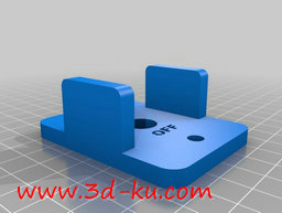 3D打印模型单刀双掷开关板的图片