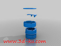 3D打印模型装饰虹膜框的图片
