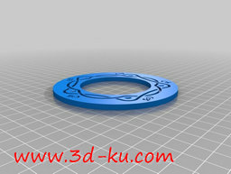 3D打印模型装饰虹膜框的图片