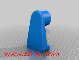 3D打印模型滚轴式纸巾架的图片