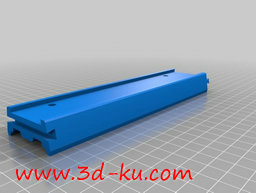 3D打印模型望远镜燕尾导轨的图片