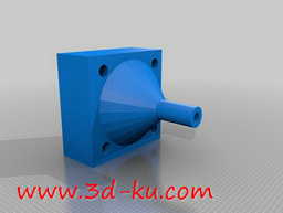 3D打印模型25毫米风扇航空软管的图片