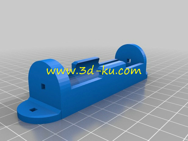 简单的单个电池盒工具模型的图片1
