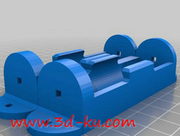 3D打印模型简单的单个电池盒工具的图片