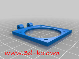 3D打印模型电子风扇支架的图片