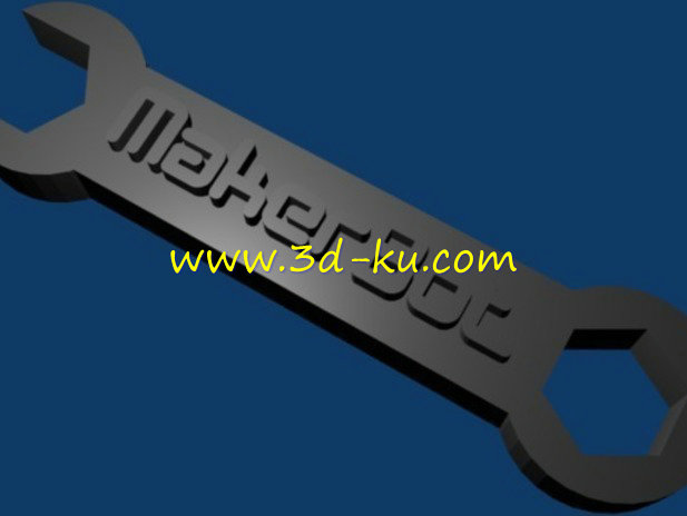 一头是开放式的扳手，模型的图片1