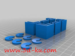 3D打印模型瓦楞纸板的图片