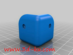 3D打印模型可以放到墙的拐角处的图片