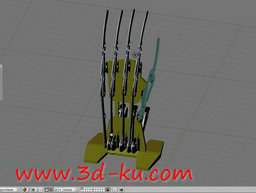 3D打印模型带有手指关节的机器人的图片