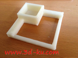 3D打印模型d 打印机的正方形的图片