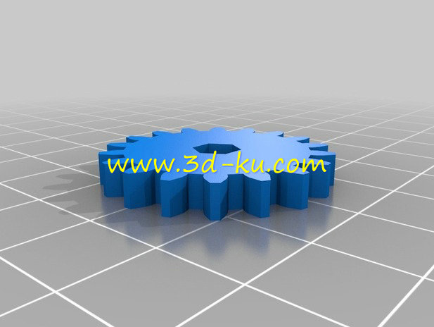 Printrbot JR床矫直机齿轮模型的图片2