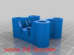 3D打印模型草坪割草机的重型电缆夹的图片