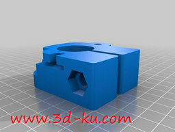 3D打印模型轮椅搁脚板适配器的图片