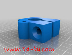 3D打印模型轮椅搁脚板适配器的图片