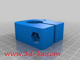 3D打印模型轮椅搁脚板适配器的图片