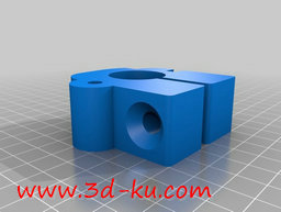 3D打印模型轮椅搁脚板适配器的图片