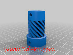 3D打印模型电机耦合器，螺旋杠的图片