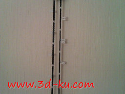 3D打印模型一个时钟与周围的微小的图片