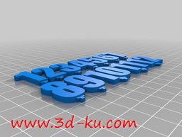 3D打印模型一个时钟与周围的微小的图片