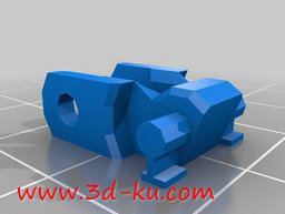 3D打印模型一个时钟与周围的微小的图片