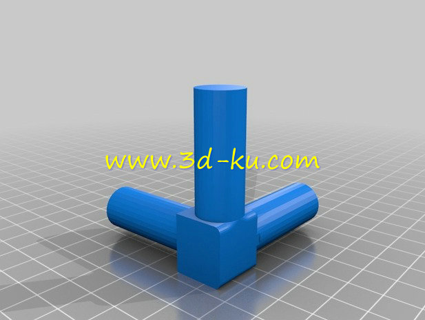 三角连接器，放在墙角模型的图片2