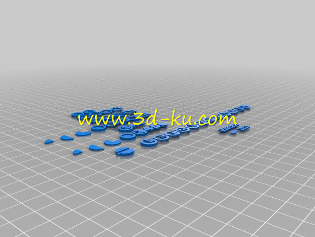 针辊数按钮模型的图片2