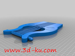 3D打印模型七弦琴的图片