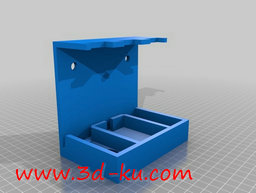 3D打印模型电动牙刷架子与充电器的图片