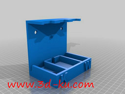 3D打印模型电动牙刷架子与充电器的图片