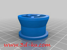 3D打印模型滑轮线轴的图片